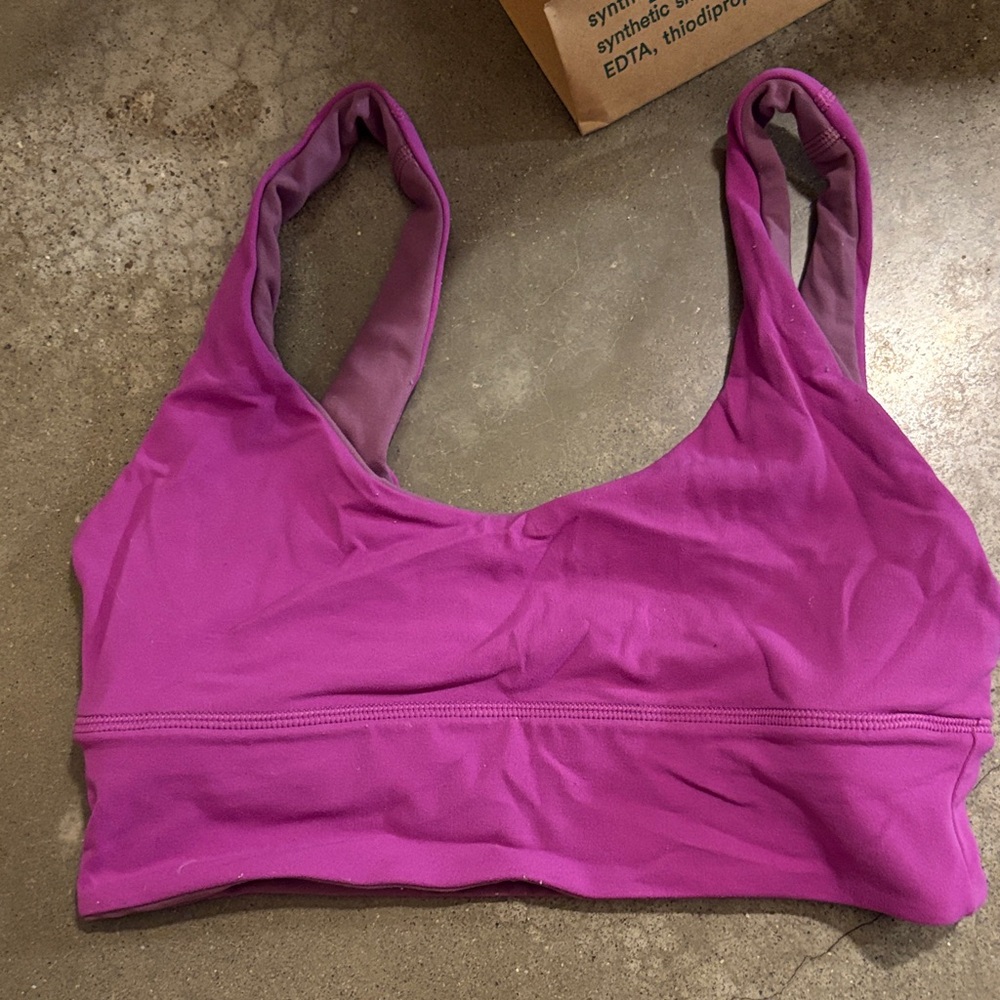 lululemon athletica Magenta Sports Bra